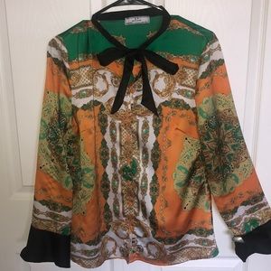 Versacee Look Alike Design L Blouse